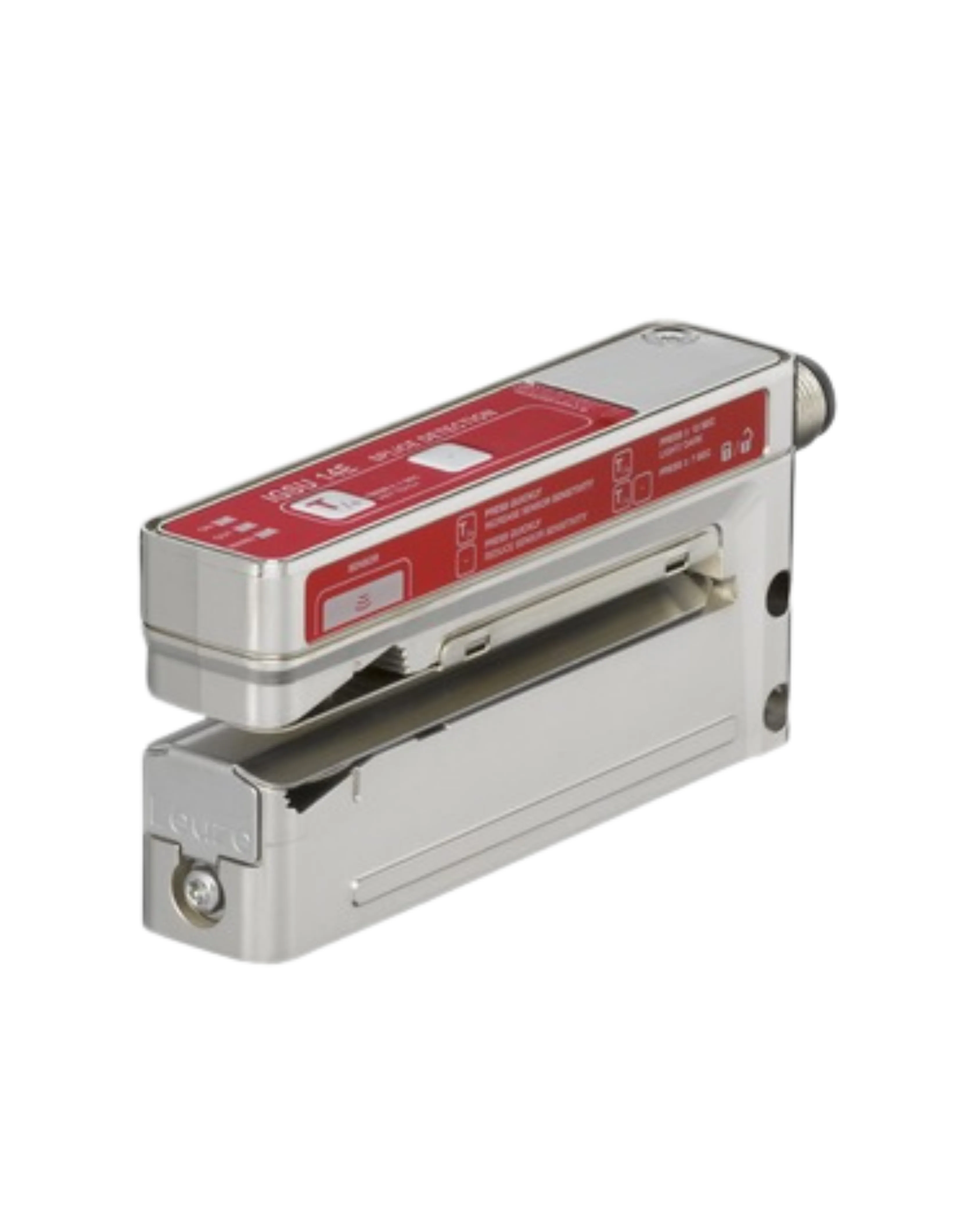 Leuze IGSU14E/LWT.3SD-M12 Ultrasonic Fork Sensor for Splice Inspection — Leuze Sensors